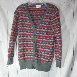 Forever 21 Boutique Button Front 90's Grunge Cardigan